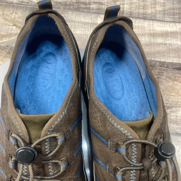 Privo by Clarks Womens Brown & BlueSlip On Casual Comfort Walking Shoes 8.5 M - Picture 12 of 16